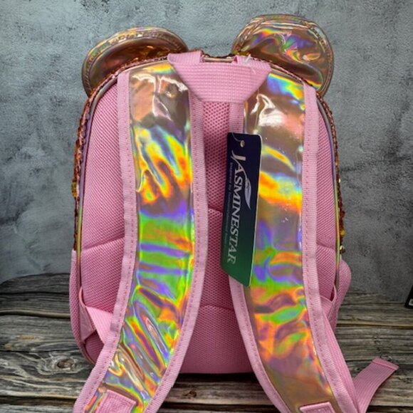 Sparkling Sequin Minnie Mouse Backpack Set NWT​ - Picture 4 of 11